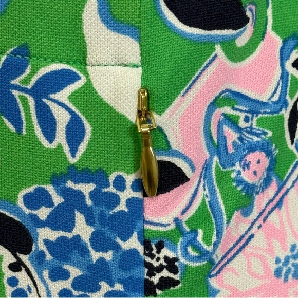 Lilly Pulitzer XS Frida Scallop Polo Dress UPF 50 Spearmint Golf Till You Drop - Picture 13 of 16